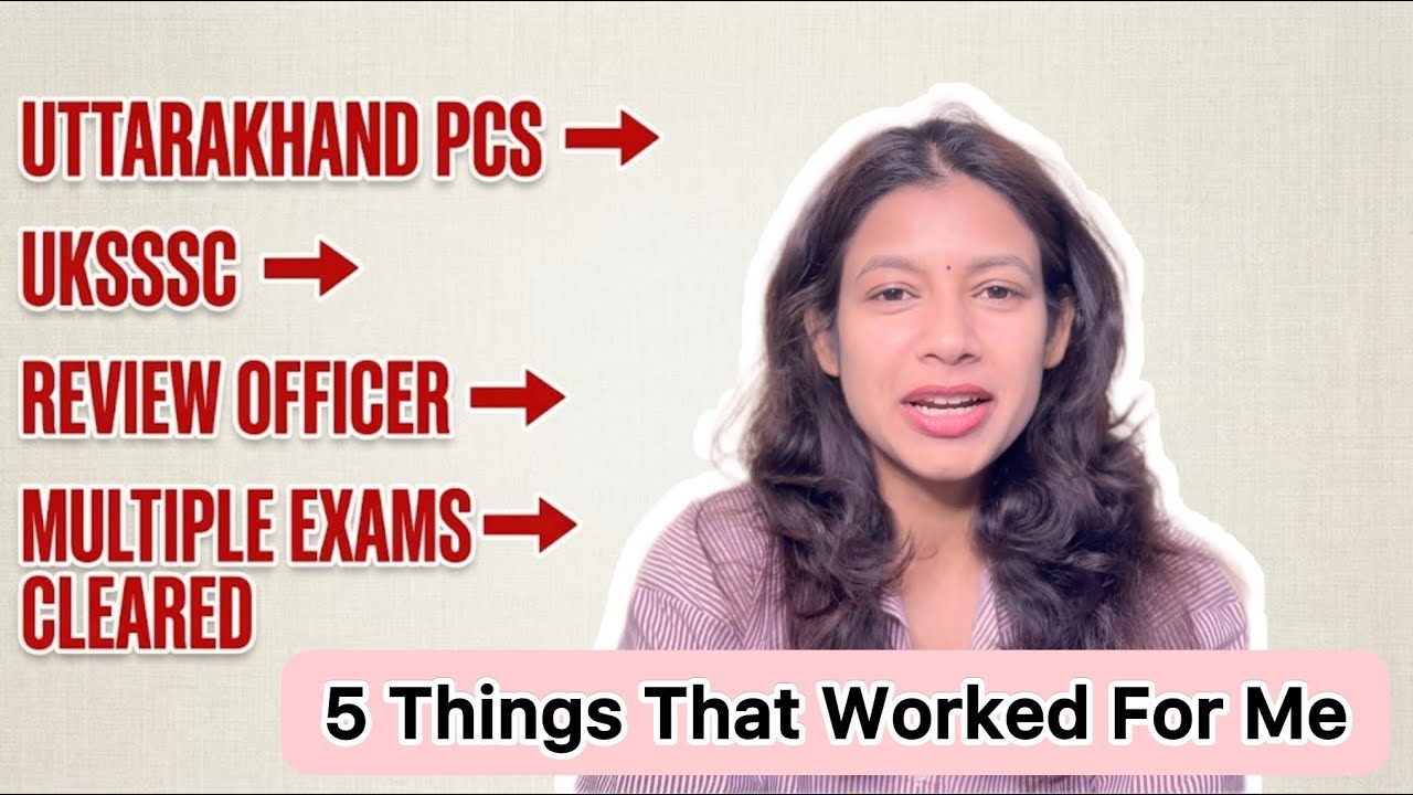 5 Secrets That Helped Me Crack Multiple Government Exams | UKPSC,UKSSSC,RO/ARO, VDO/Junior assistant