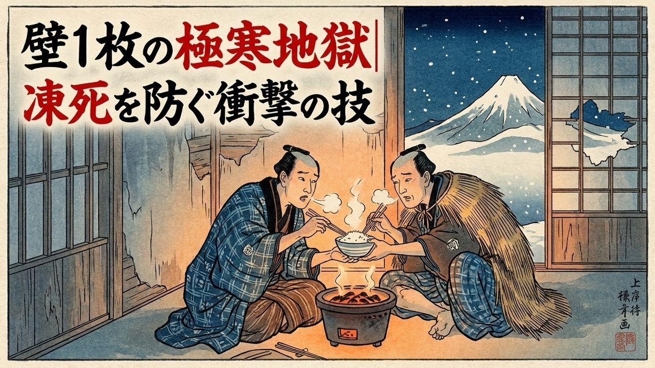 壁1枚の地獄。極寒の江戸で庶民が凍死しなかった「本当の理由」