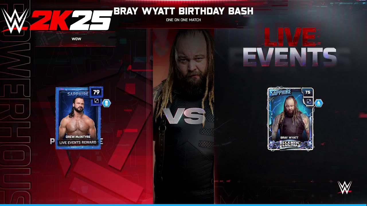 BRAY WYATT BIRTHDAY BASH / WWE 2K25 MyFaction Live Events Walkthrough #51