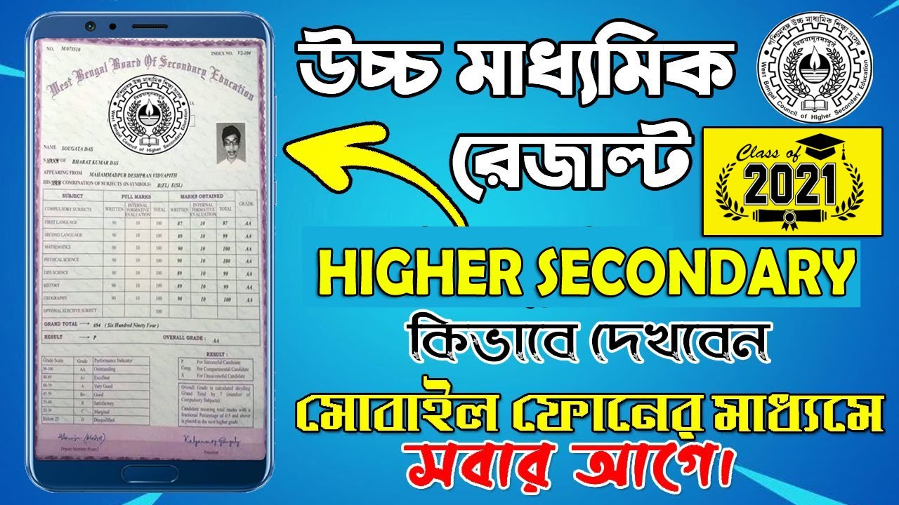 How To Get HS Result 2021 On Your Phone WB Higher Secondary Result | How to check HS result 2021