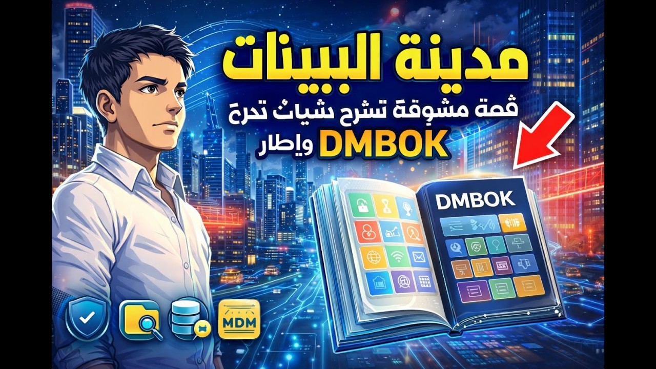 مدينة البيانات: قصة مشوقة تشرح مفاهيم إدارة البيانات وإطار DMBOK