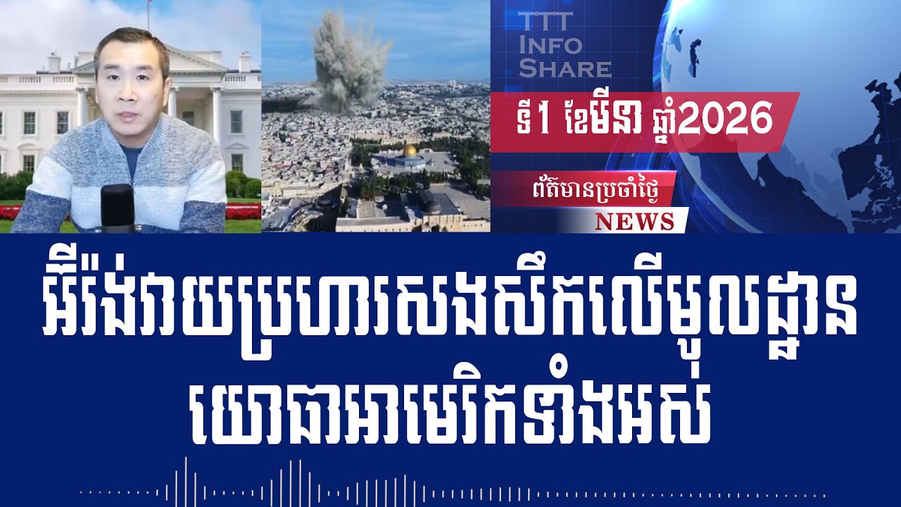 Men Kimseng Live Talk Show: Iran retaliates by attacking all US and Israel military bases​