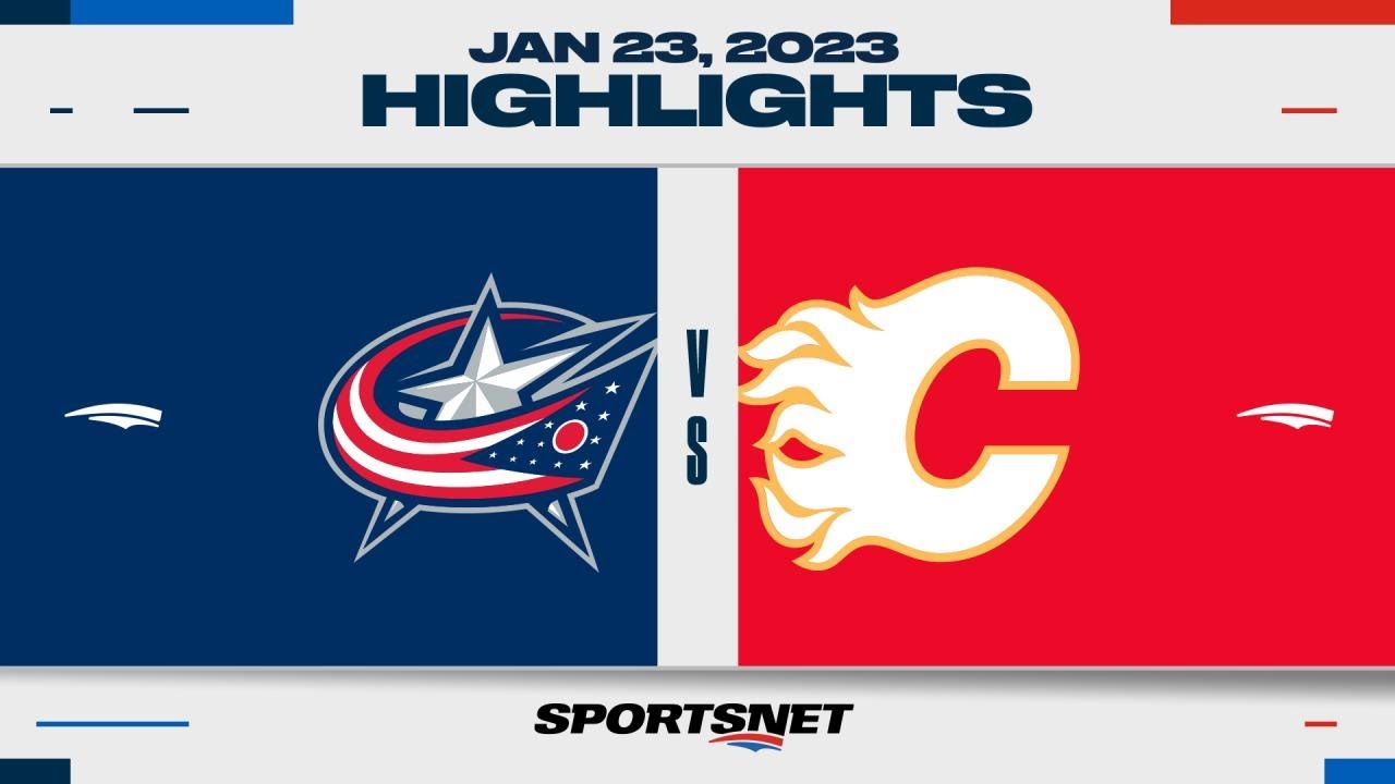 NHL Highlights | Blue Jackets vs. Flames - January 23, 2023