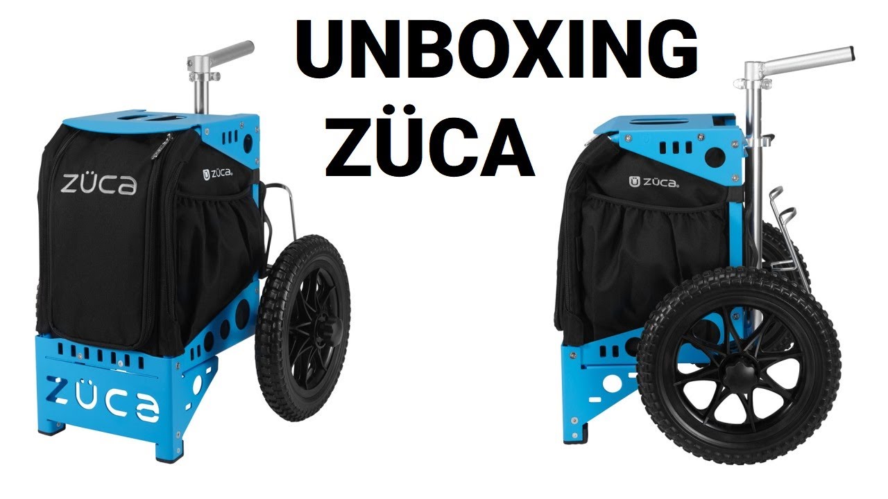 ZUCA Compact Disc Golf Cart Unboxing - Sean got one!
