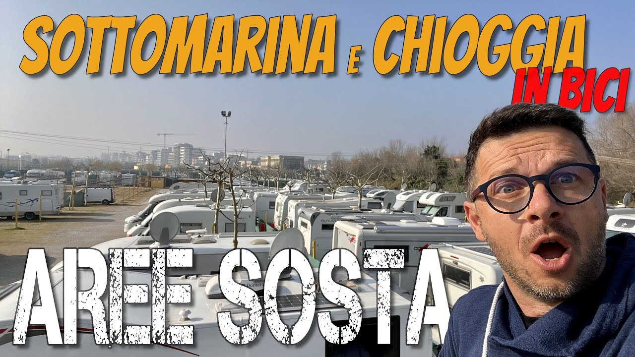 In bici tra le AREE SOSTA 🚐  e Parcheggi di SOTTOMARINA e CHIOGGIA | Ep.1