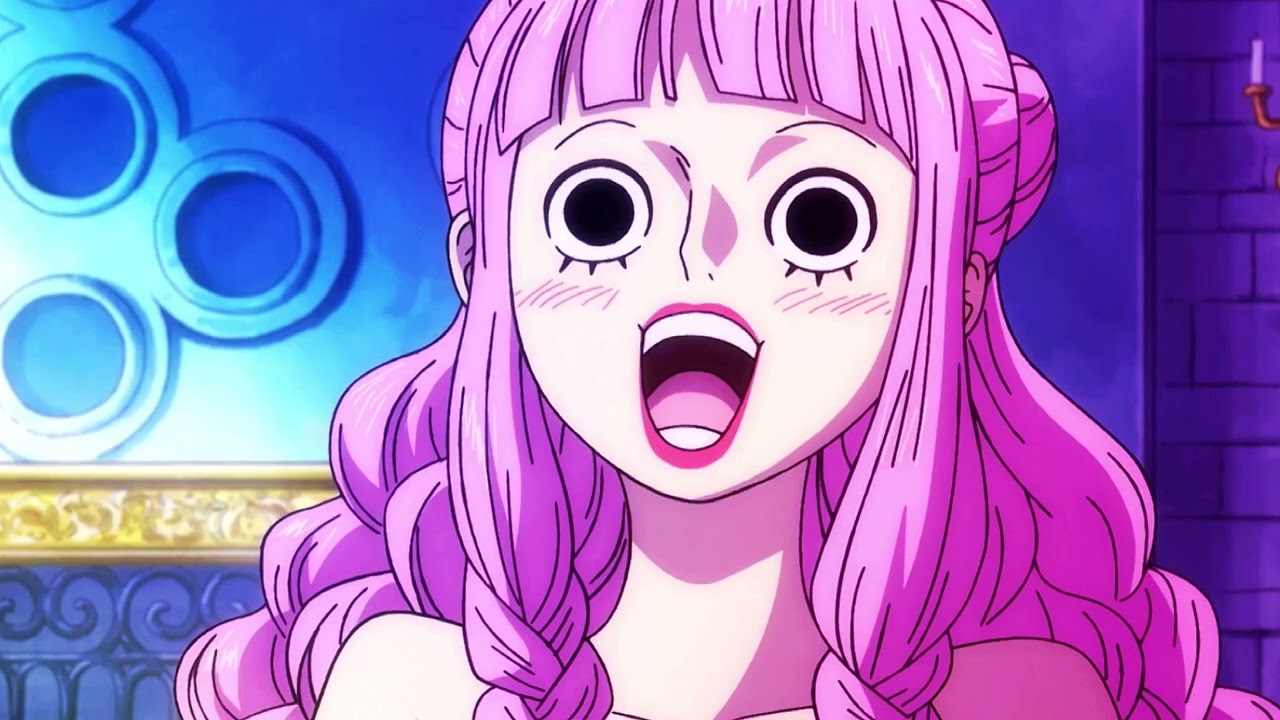 Dracule Mihawk & Perona (Cute moment)