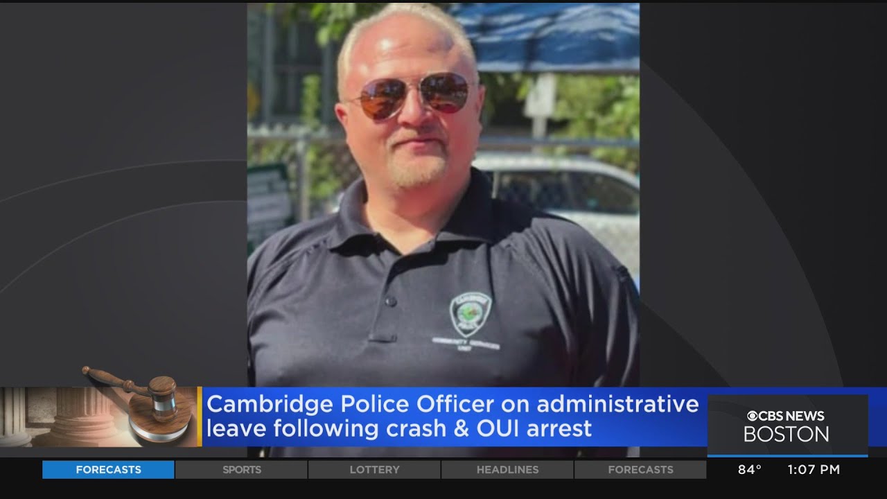 Cambridge police officer charged with drunk driving after crashing into motorcyclists