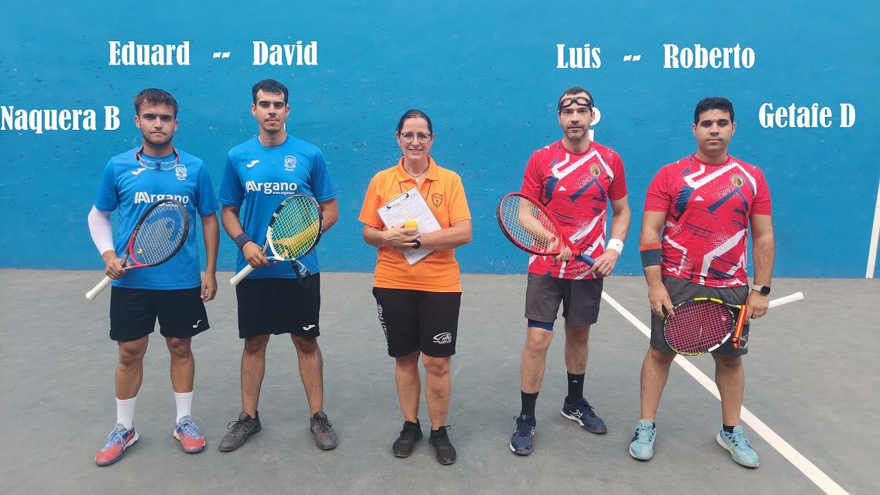 Campeonato de España de clubes Frontenis Pre Náquera B vs Getafe D