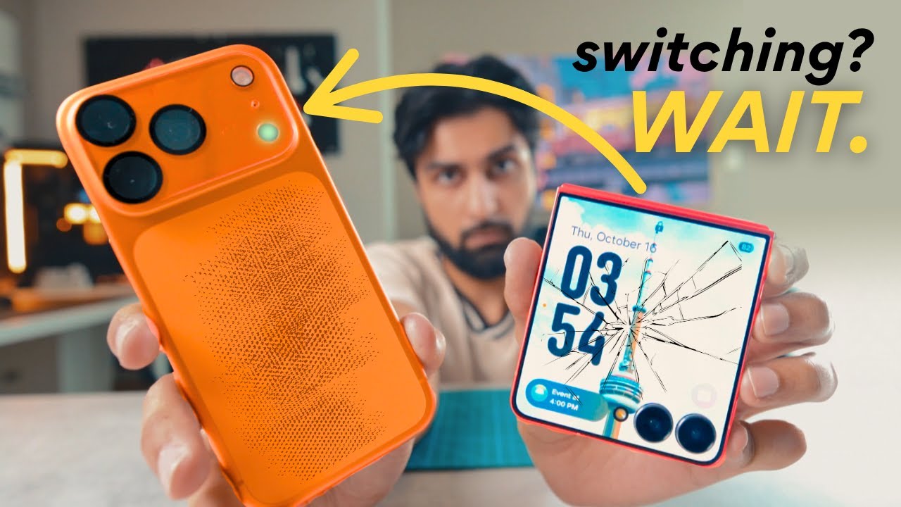 Z FLIP 7 против iPhone 17 PRO: КТО ЛУЧШЕ? ДОЛГОСРОЧНЫЙ ОБЗОР!