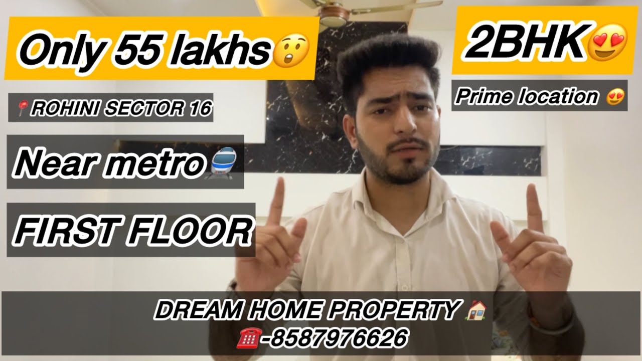2bhk😍only 55 lakhs /-😳 /Rohini properties / Independent house for sale in rohini sector -16 builder