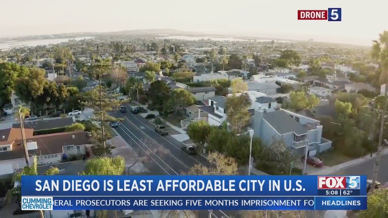 San Diego Ranks Least Affordable City In US To Buy A Home