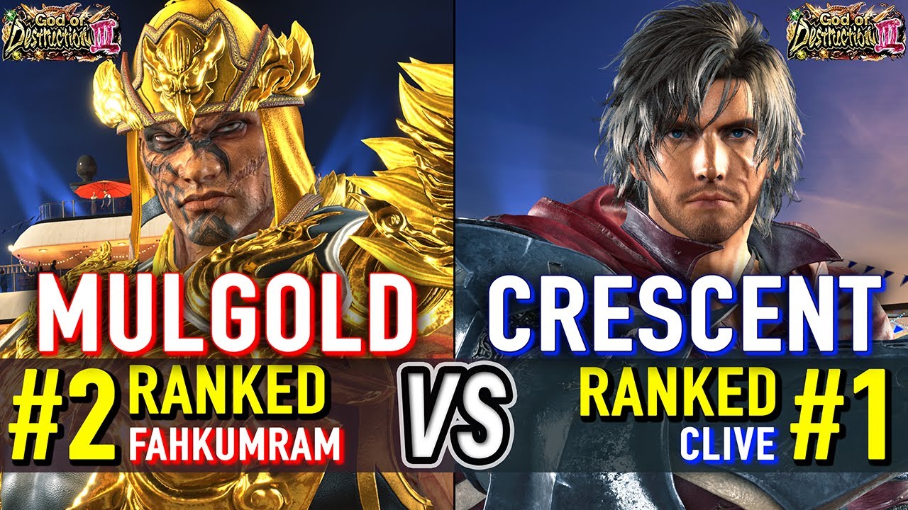 T8 🔥 MULGOLD (#2 Ranked Fahkumram) vs CRESCENT (#1 Ranked Clive) 🔥 Tekken 8 High Level Gameplay