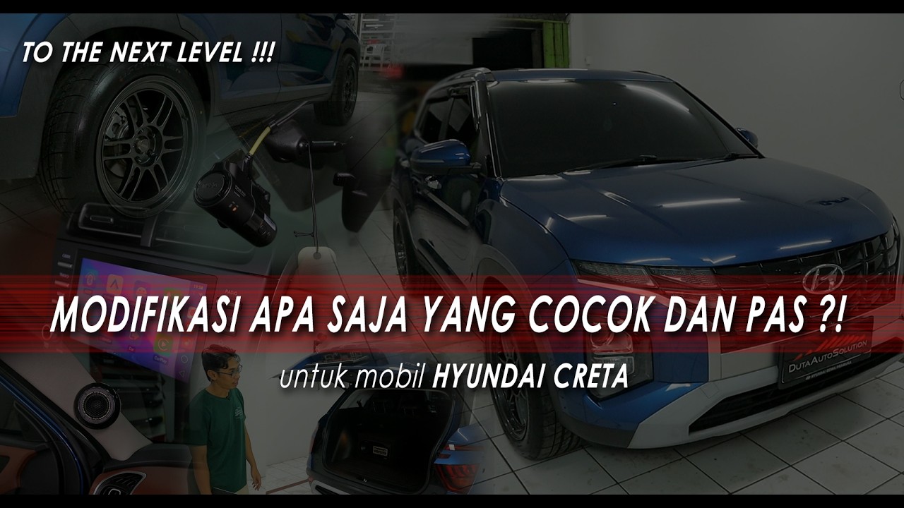 Modifikasi Paling Pas‼️Untuk Hyundai Creta Agar Makin Nyaman dan Keren‼️- Duta Auto Solution