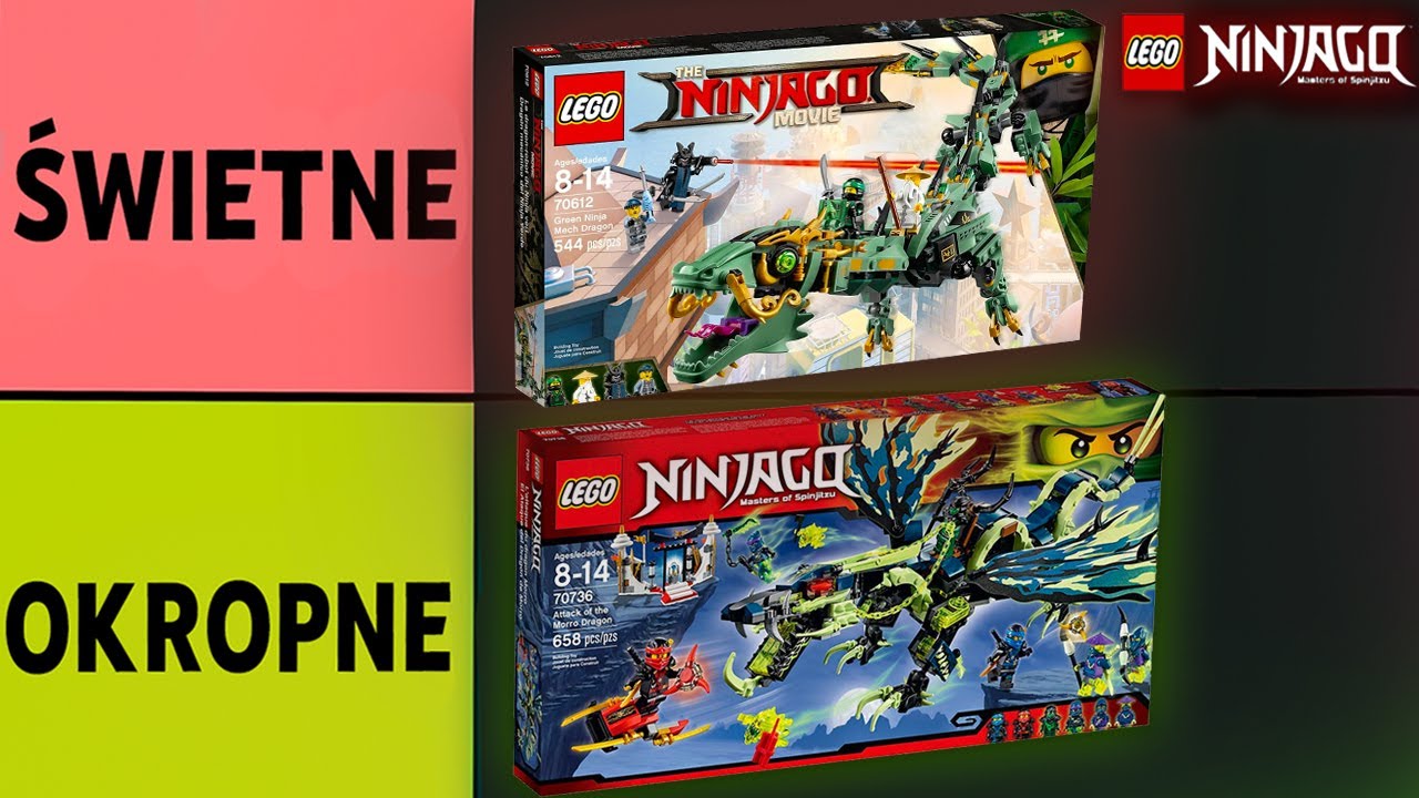 RANKING WSZYSTKICH SMOKÓW z LEGO NINJAGO