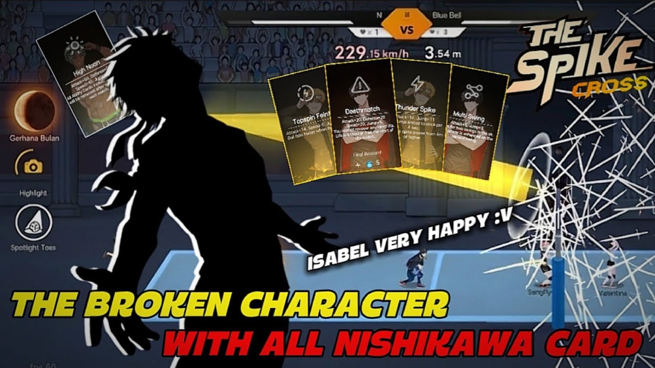 The Broken Character With All Nishikawa Card + Noon Card , True Power Eclipse - The Spike Volleyball