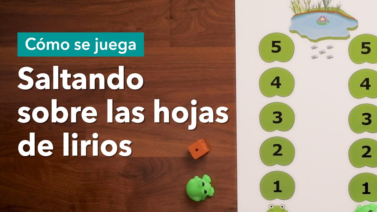Saltando sobre las hojas de lirios | ¡Juego fundamental para las matemáticas preescolares!
