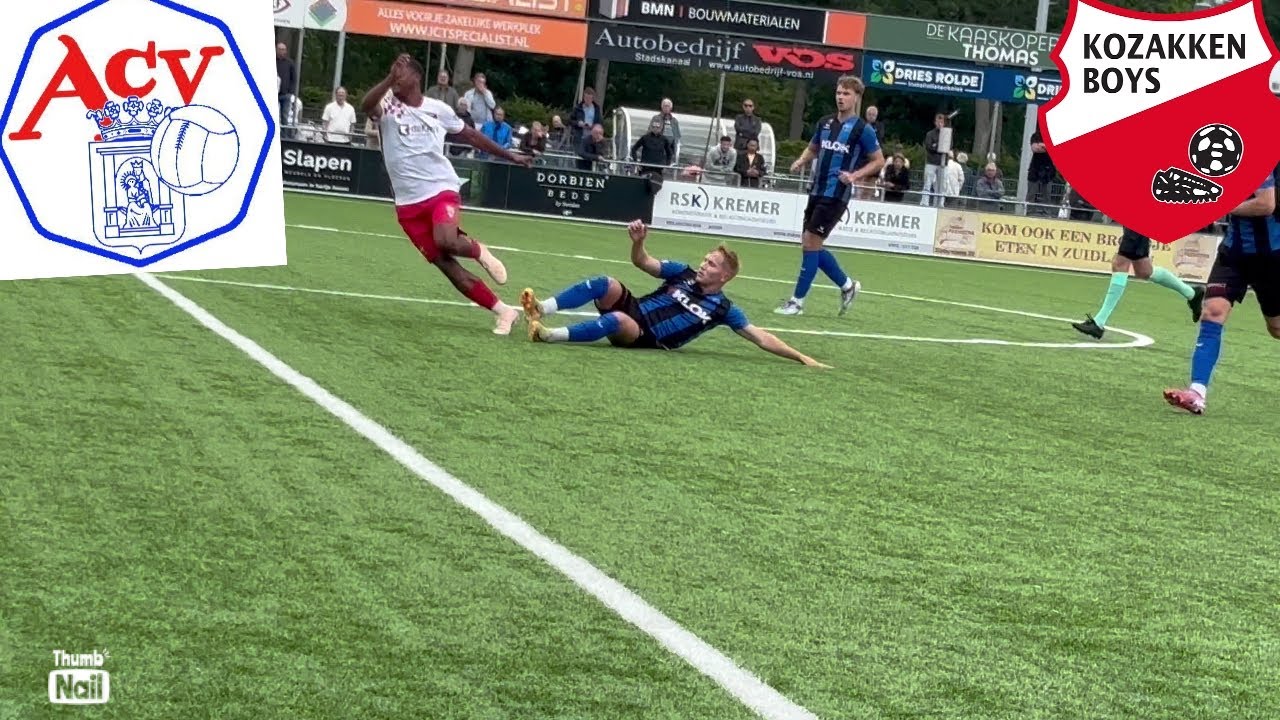 ACV VERSPEELT ZEGE IN 1 MINUUT ( ACV - KOZAKKEN BOYS 1-2 23-8-2025 ) 