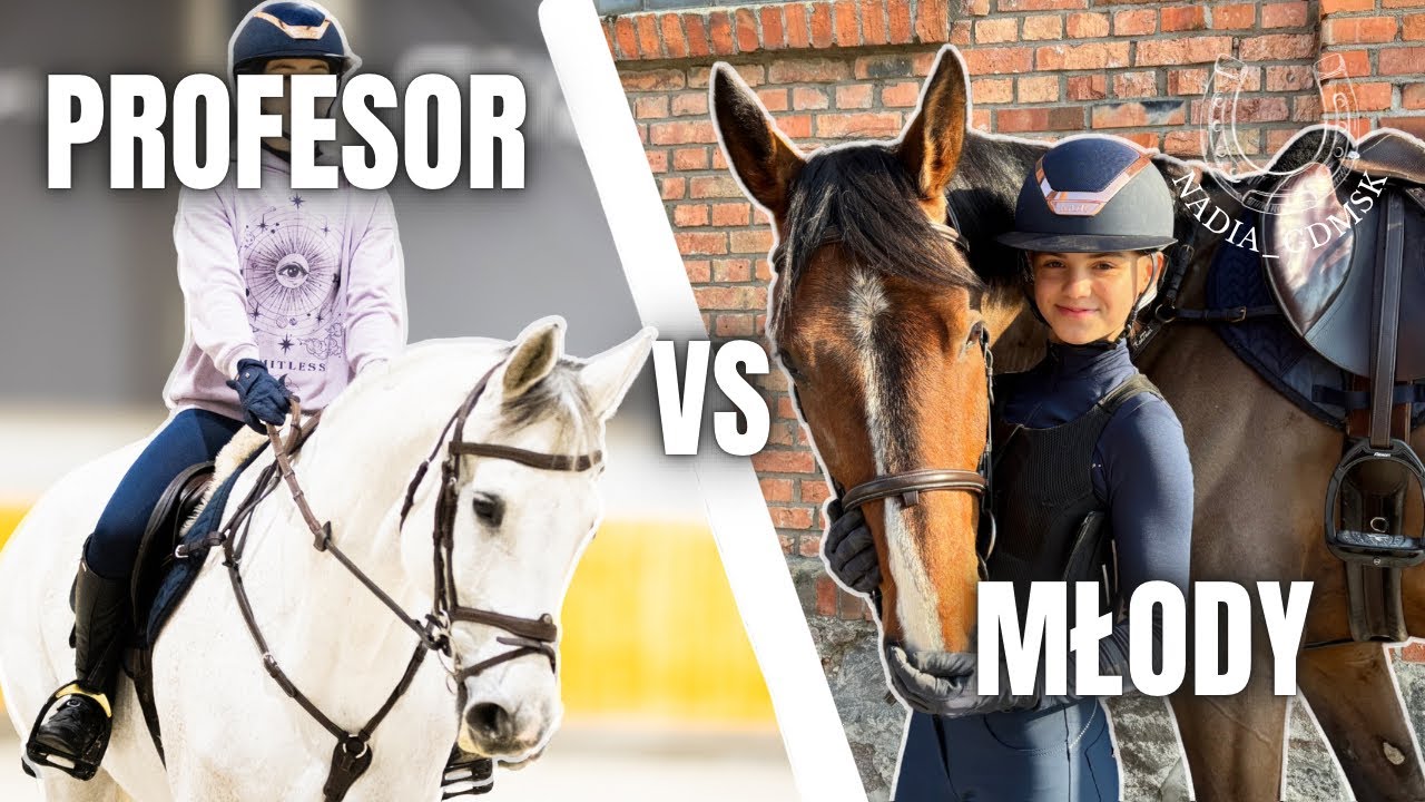 PROFESOR VS MŁODY KOŃ | KTÓRY LEPIEJ PORADZI SOBIE Z PARKUREM ?! | VLOG ZE STAJNI 🐴