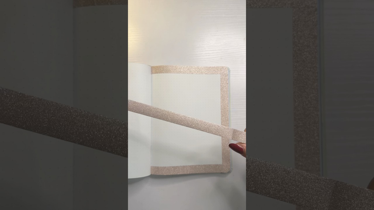 Journal ASMR!✨ #asmr #journal #sound #satisfying #journaling #junkjournal #washitape #diy #tingle