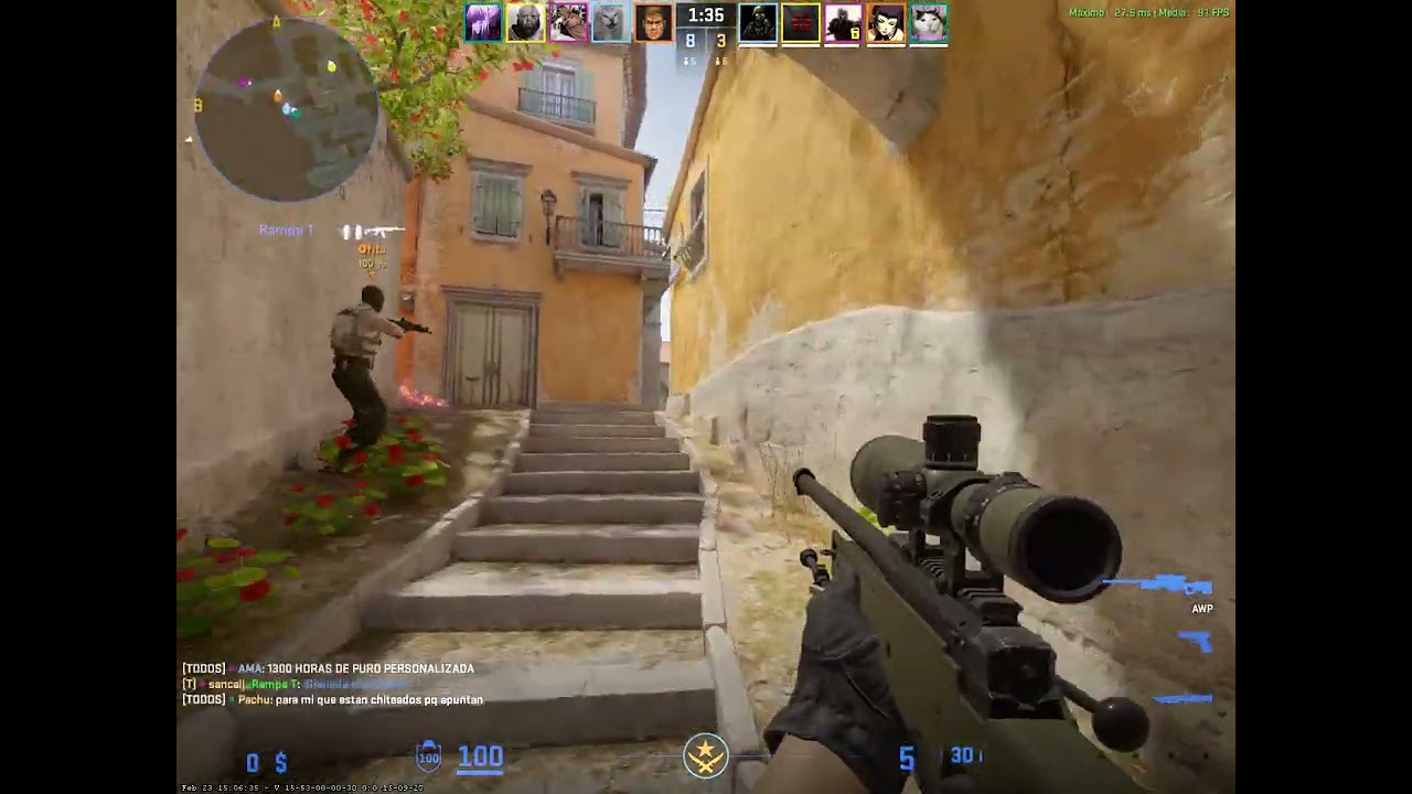 PENSARON QUE LLEVABA CHEATS POR ESTE TIRO!