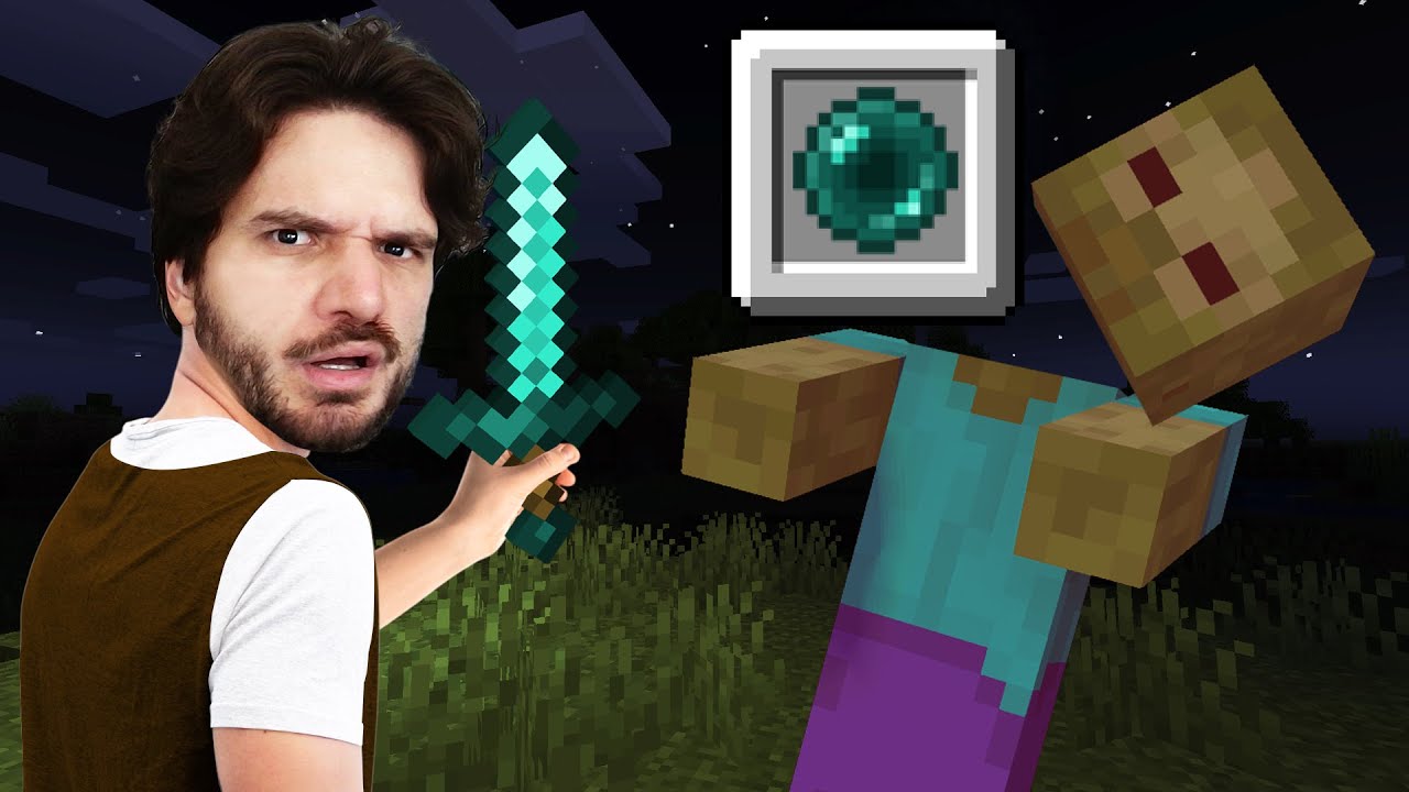 MINECRAFT, MAS O DROP DOS MOBS FORAM TROCADOS ALEATÓRIAMENTE ENTRE SÍ!