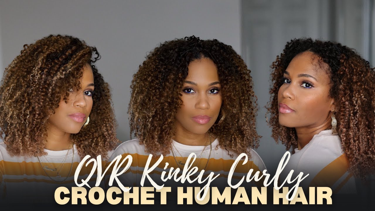 Stunning Crochet Look Using QVR Kinky Curly Crochet Hair