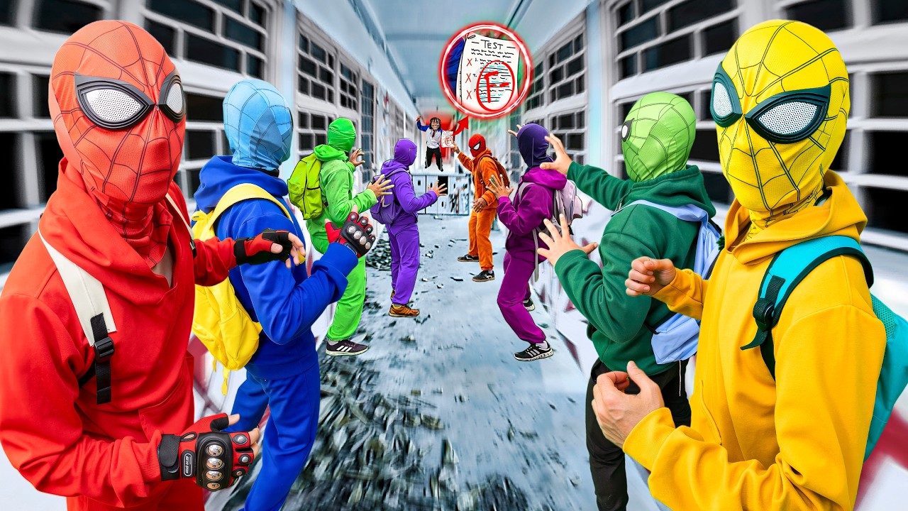 4 Bros vs NAK Serbian Dancing Lady in the Abandoned School! (Scary POV)