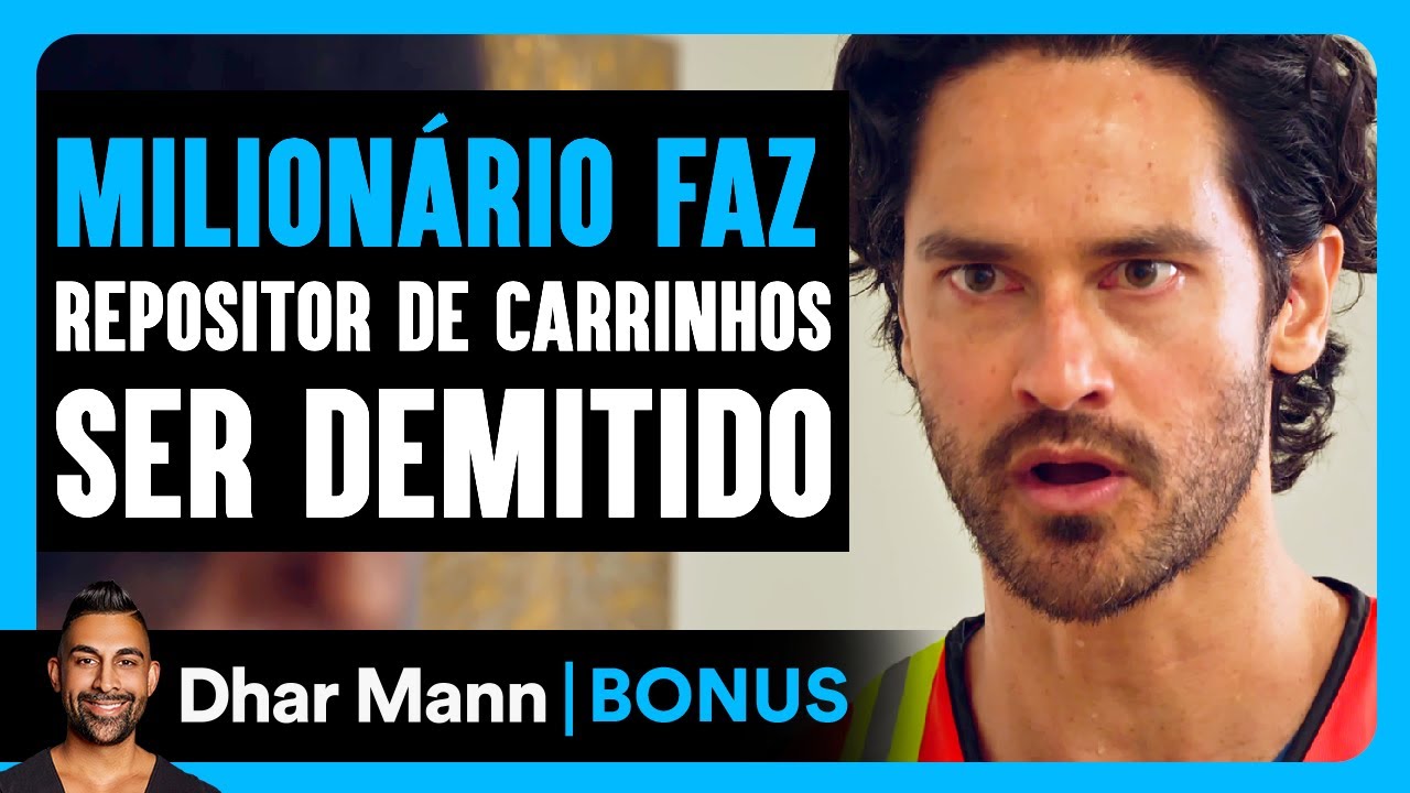 Milionário Faz Repositor de Carrinhos Ser Demitido | Dhar Mann Studios