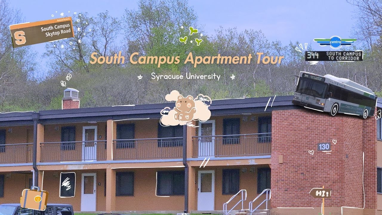 Syracuse University South Campus Apartment Tour | Slocum Heights One Bedroom    ♡ ‧₊˚ ⋅