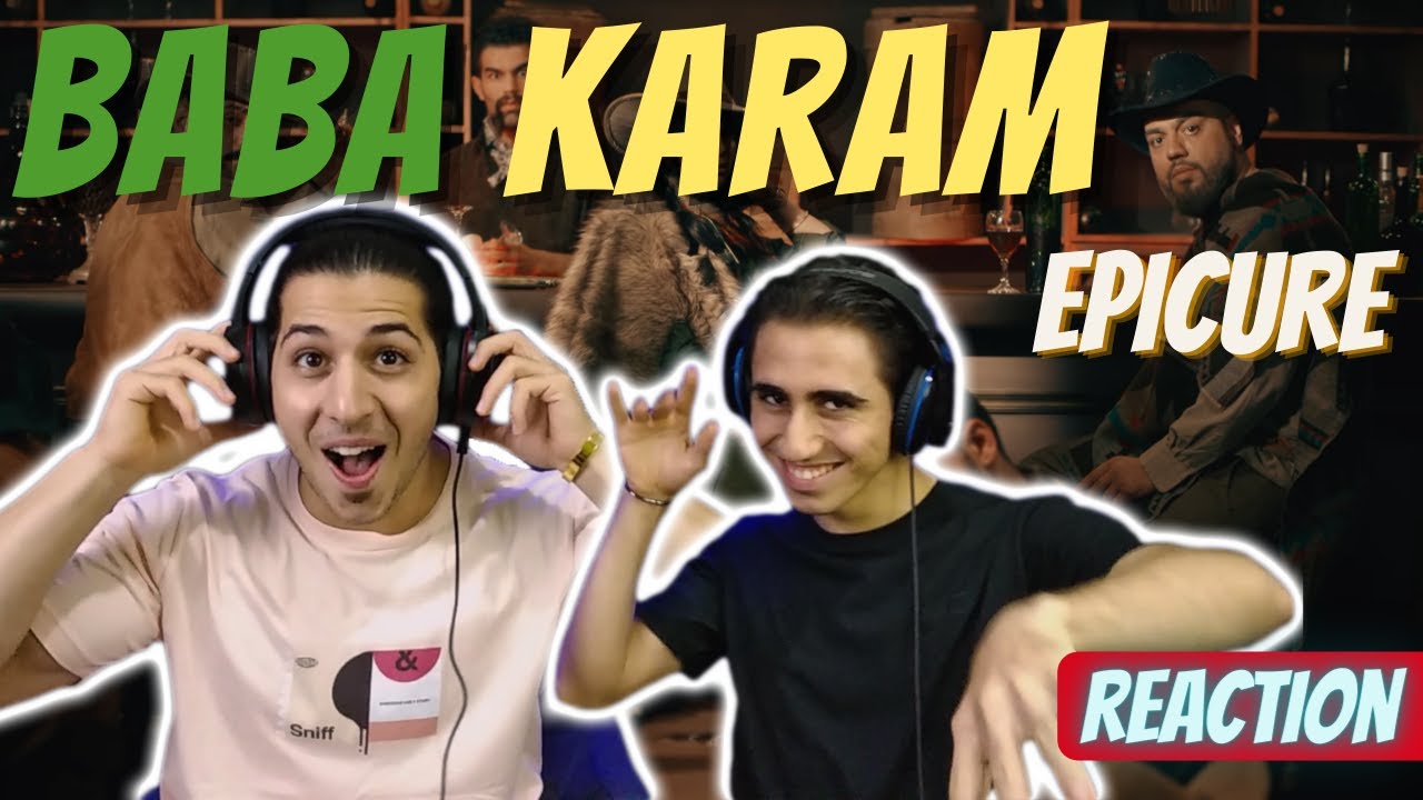 EPICURE - BABA KARAM - MUSIC VIDEO REACTION | ری اکشن شاهرخ و کیان به آهنگ بابا کرم از اپیکور