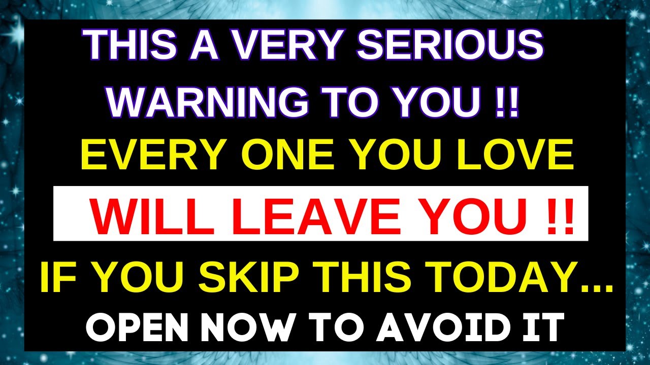 THIS IS A SERIOUS DANGER!! | God message for you today | God says | LORD JESUS HELPS |JESUS MESSAGE