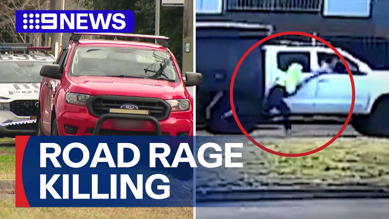 Father jailed over road rage killing of young tradie | 9 News Australia