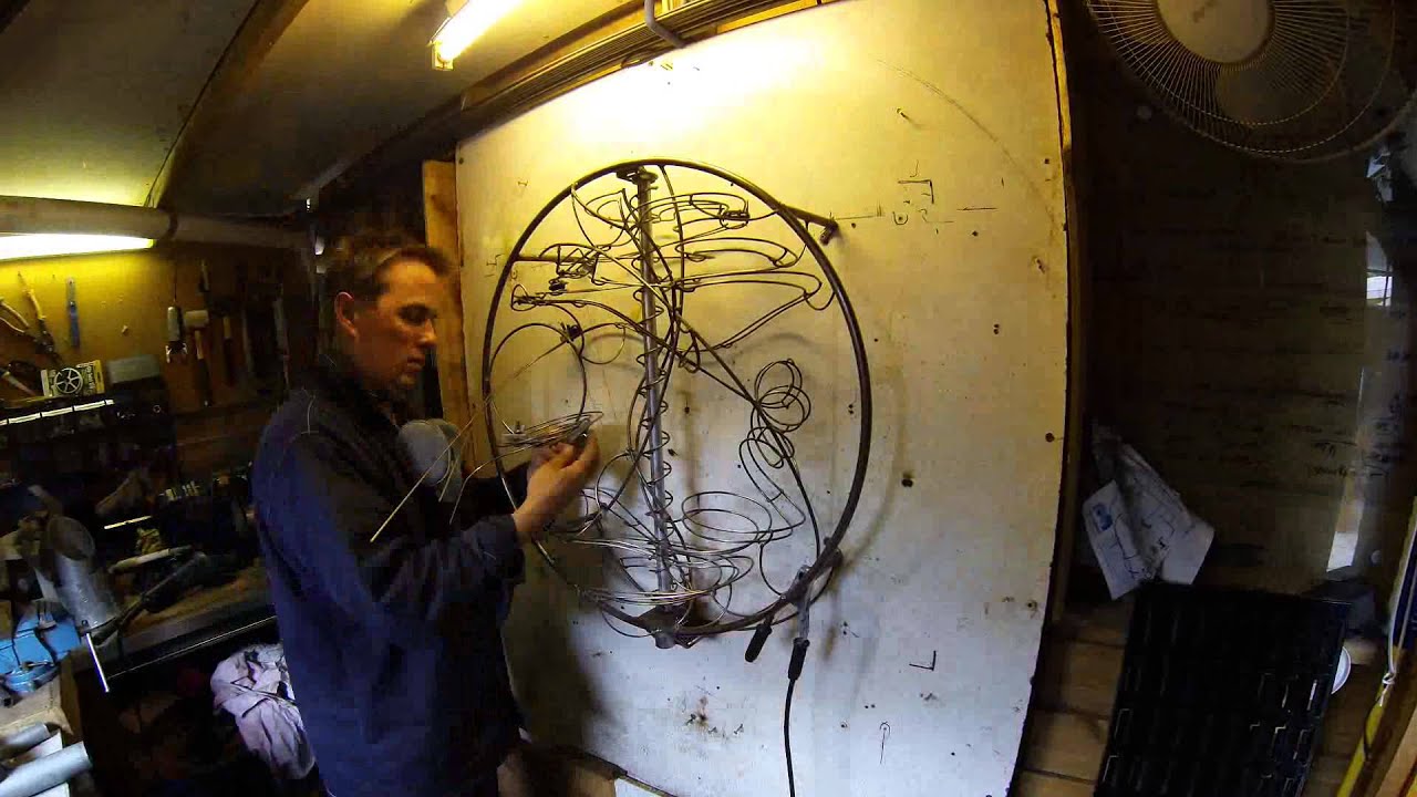 Rolling Ball Sculpture Time Lapse Build Process- GoPro HERO3 Black Edition