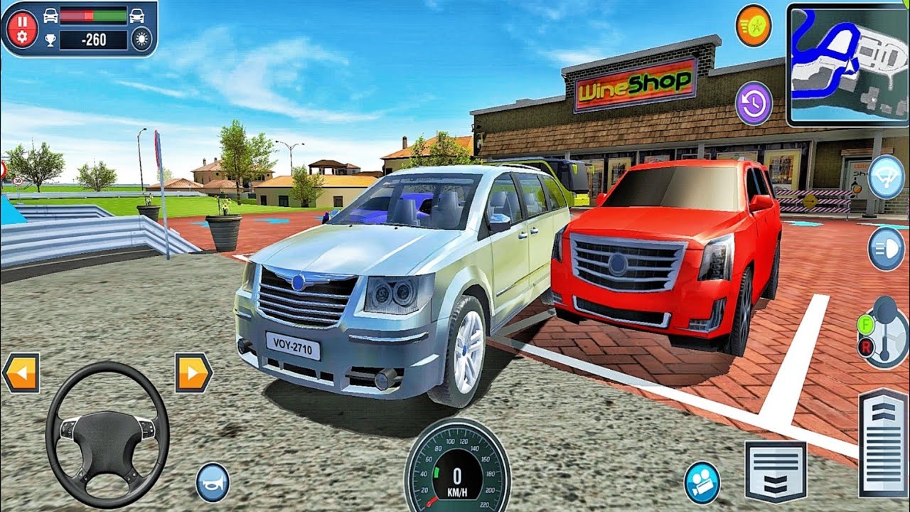 Medium Mpv Car Driving | Car Games Android Gameplay | Car Driving School Simulator