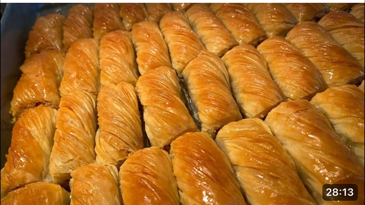 🏆AKŞAMDAN YOĞUR SABAH YAP‼️HAMURU YAĞ GİBİ AÇILIYOR 💯BAKLAVA NASIL AÇILIR TÜM PUF NOKTALARIYLA😋