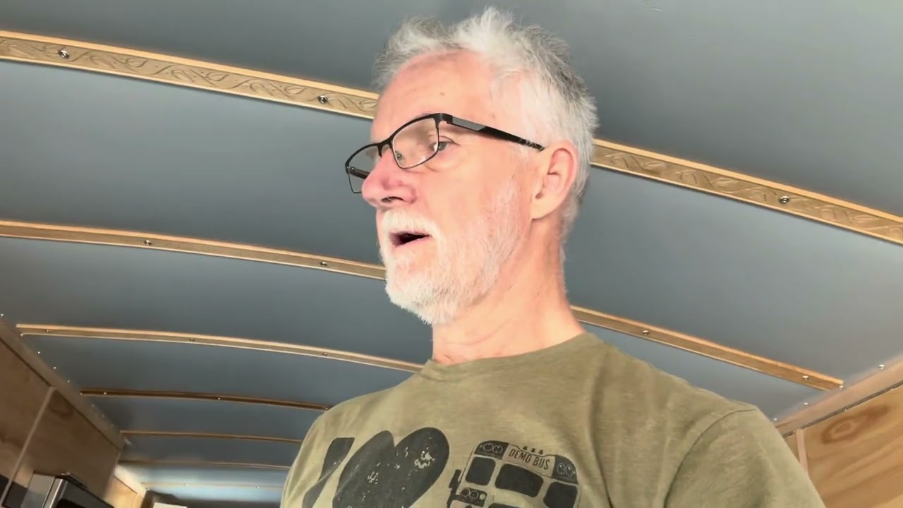 2002 MCI Bus Conversion Interior Progress E104