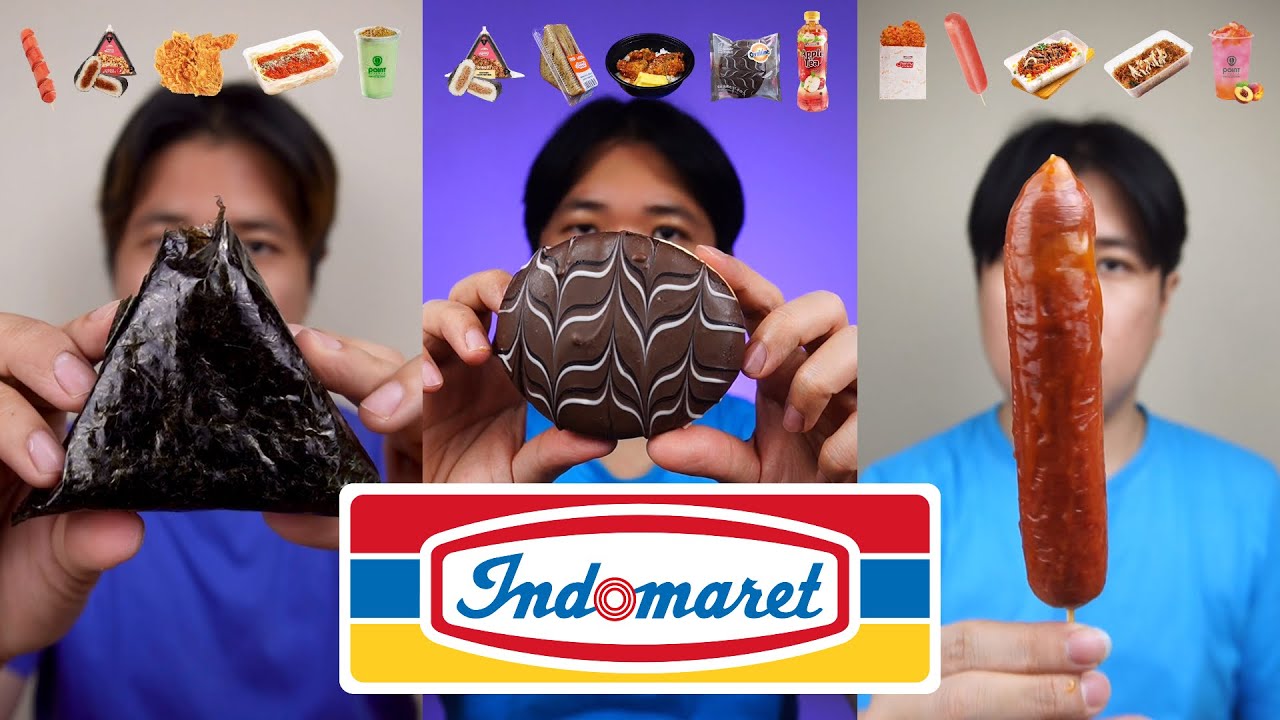 [KOMPILASI] MAKAN MAKANAN INDOMARET