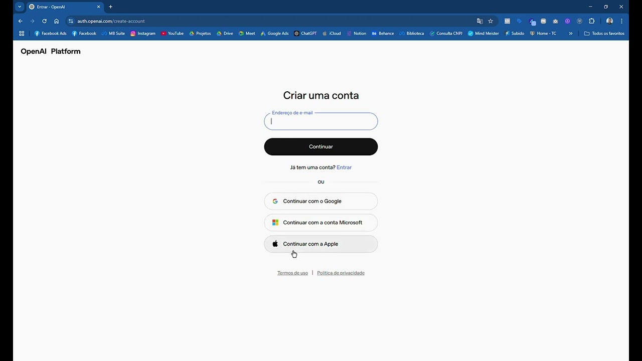 PULLX TUTORIAL Conta OpenAI