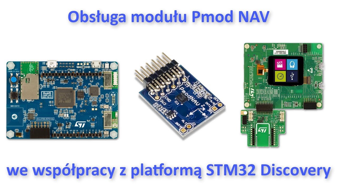 Obsługa modułu 10-DoF Pmod NAV na płytce STM32F723E-DISCO