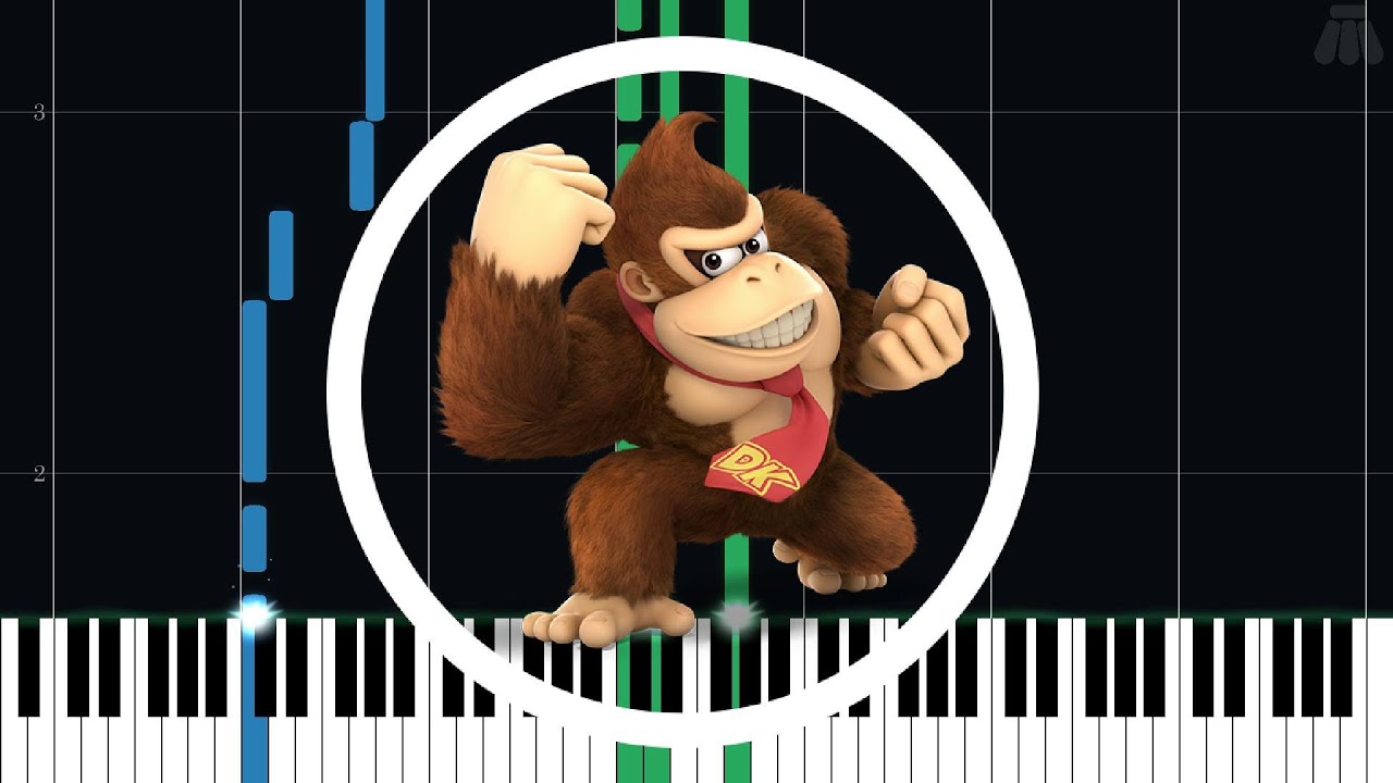 Krem Isle - Donkey Kong 64 - Easy Piano Tutorial