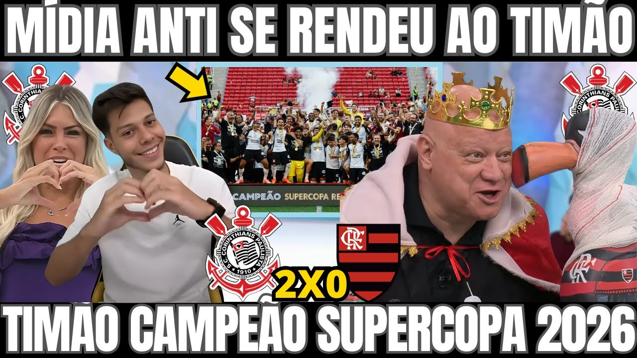 JOGO ABERTO CORINTHIANS CAMPEAO RENATA FAN SE RENDE AO CORINTHIANS! NOTICIAS DO CORINTHIANS HOJE