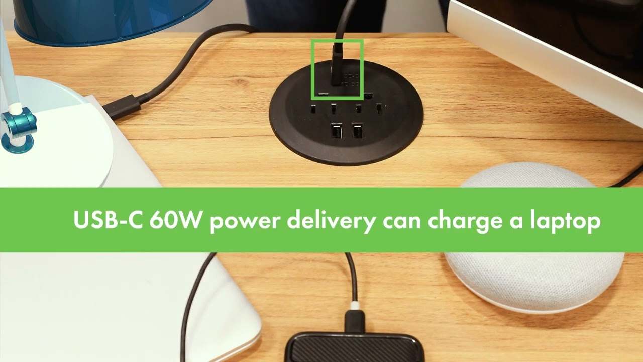 GaN Technology USB Desk Grommet | TTRP48APD60 - Features & Installation Guide | TOPGREENER