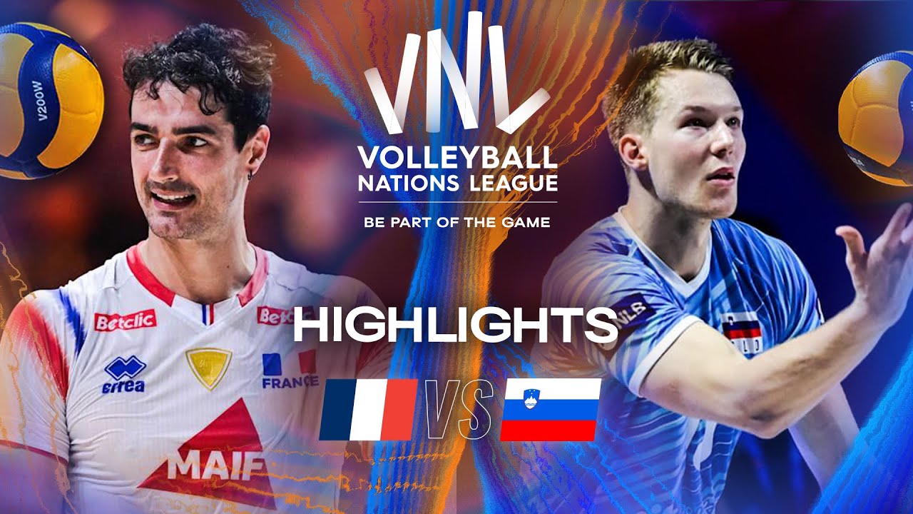 France 🇫🇷 vs. Slovenia 🇸🇮 - Quarter Final | Highlights | Men's VNL 2025