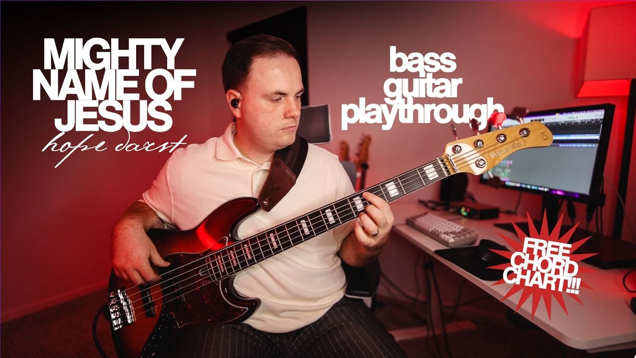 Mighty Name of Jesus | Bass Playthrough | @hopedarstmusic | Jonah Lawson