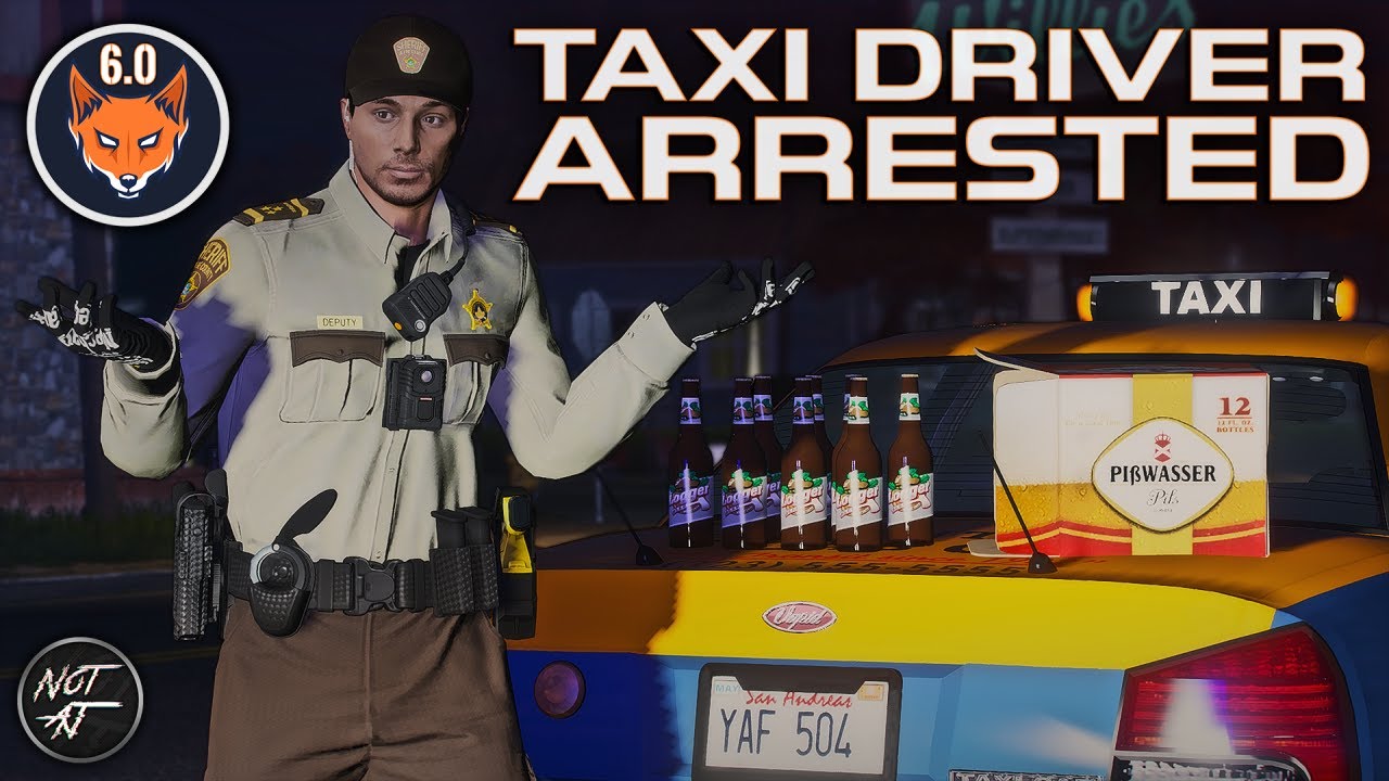 Taxi Driver Arrested for DWI | FiveM LEO RP - Day 93