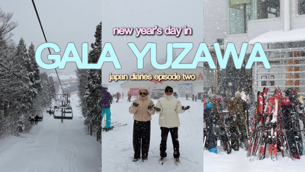 japan diaries ❄️ new year’s in gala yuzawa