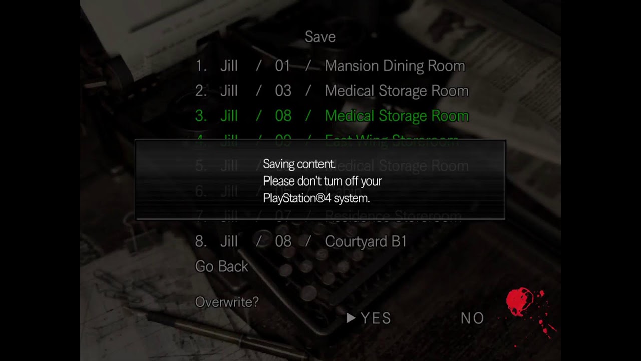 Resident Evil (2002) Remake platinum trophy #9