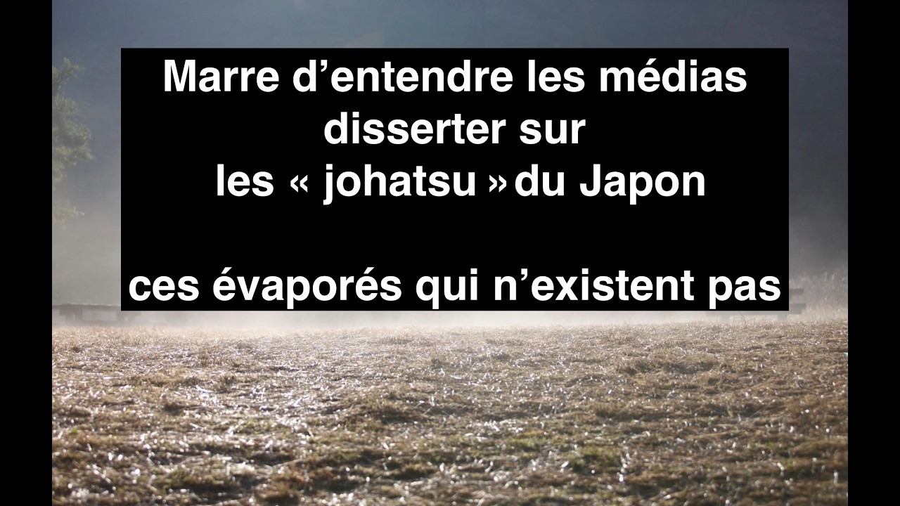 Coup de gueule:  le Japon, les médias, les 