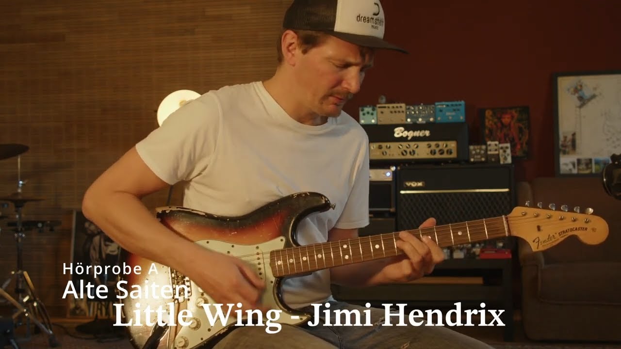 Little Wing - Jimi Hendrix with old & new Strings