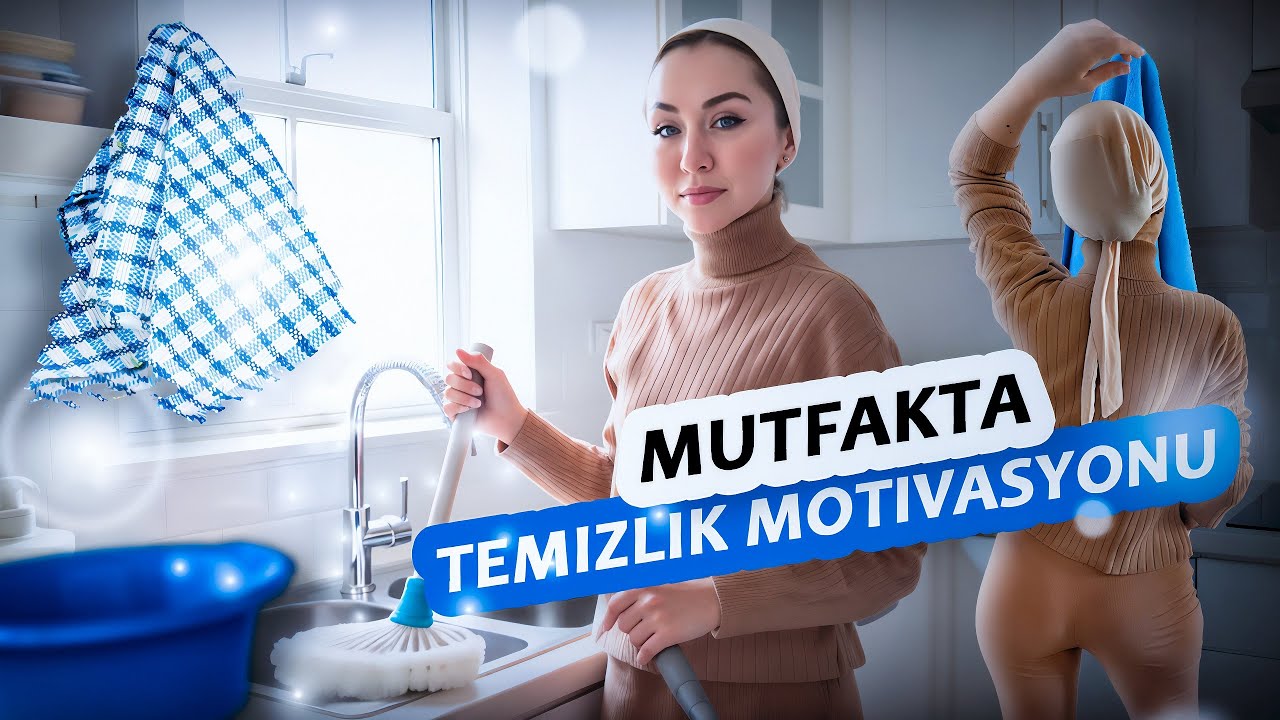 G&uuml;nl&uuml;k Ev Rutini | Mutfak Toplama ve Temizlik Vlogu